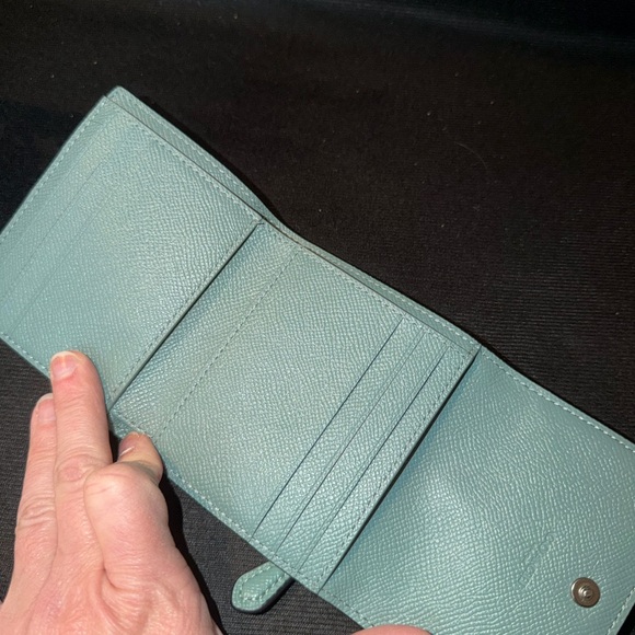 COACH Mini Blake Carryall
Aquamarine leather, handbag, satchel F37635 w/wallet - Picture 9 of 10